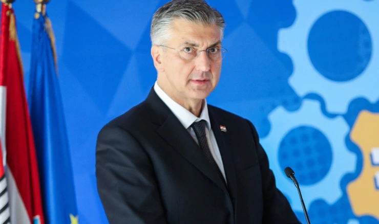 Premijer Andrej Plenković na konferenciji