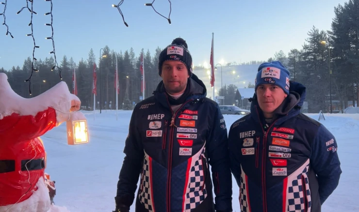 Samuel Kolega i Filip Zubčić u Leviju