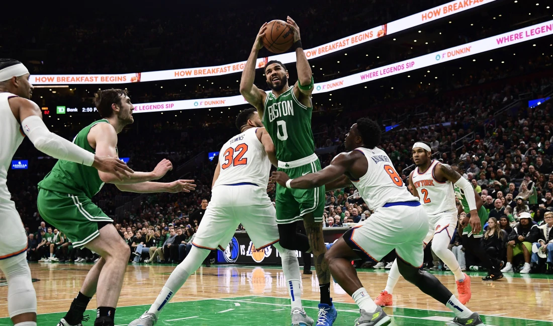 Celtics schlagen Knicks im Derby der Eastern Conference 2 celtics knicks 20250223221329