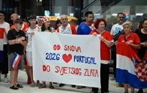 Doček zlatne U18 vaterpolske reprezentacije, Foto: Goran Mehkek/CROPIX