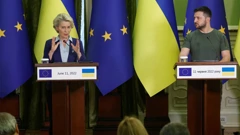Ursula von der Leyen i Volodimir Zelenski
