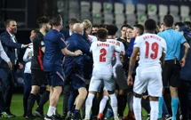 Sukob hrvatskih i engleskih igrača, Foto: Marko Lukunić/PIXSELL