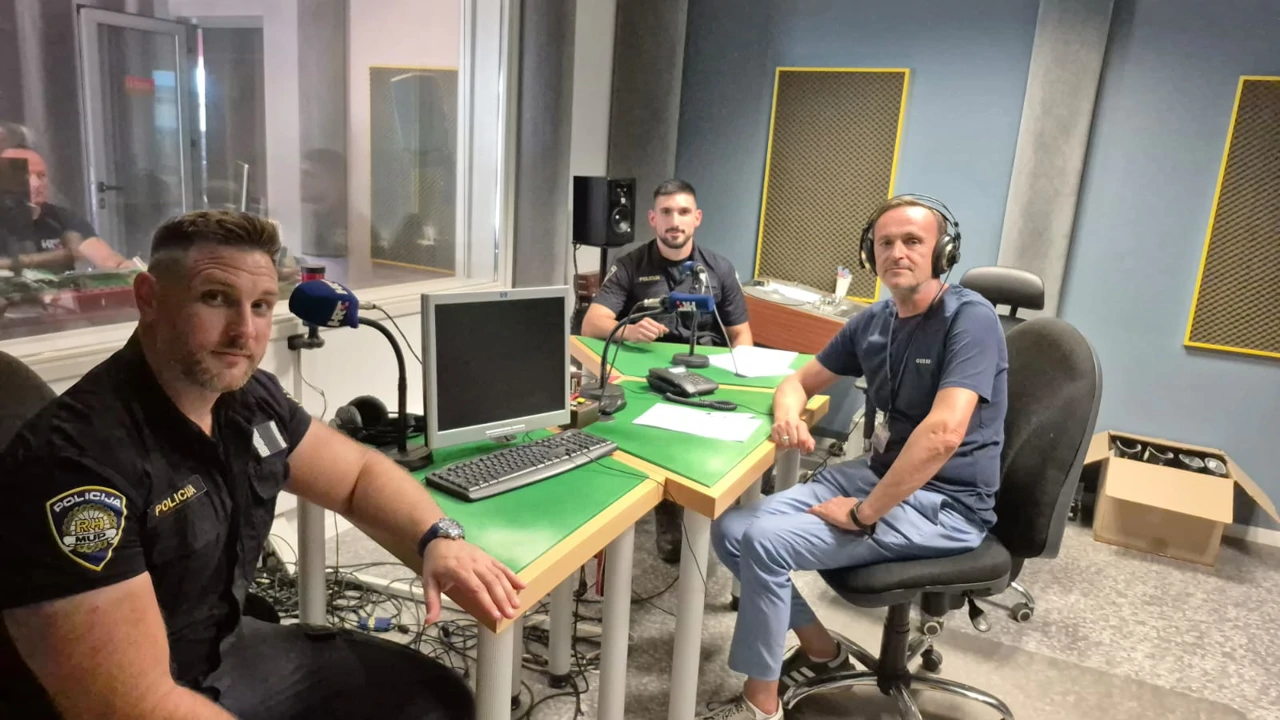 Dario Kruneš i Bruno Pedić u našem studiju