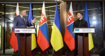 Robert Fico i Volodimir Zelenski
