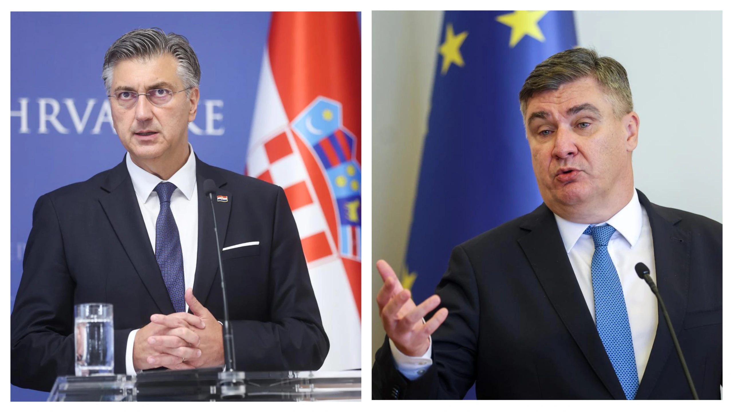 Andrej Plenković i Zoran Milanović