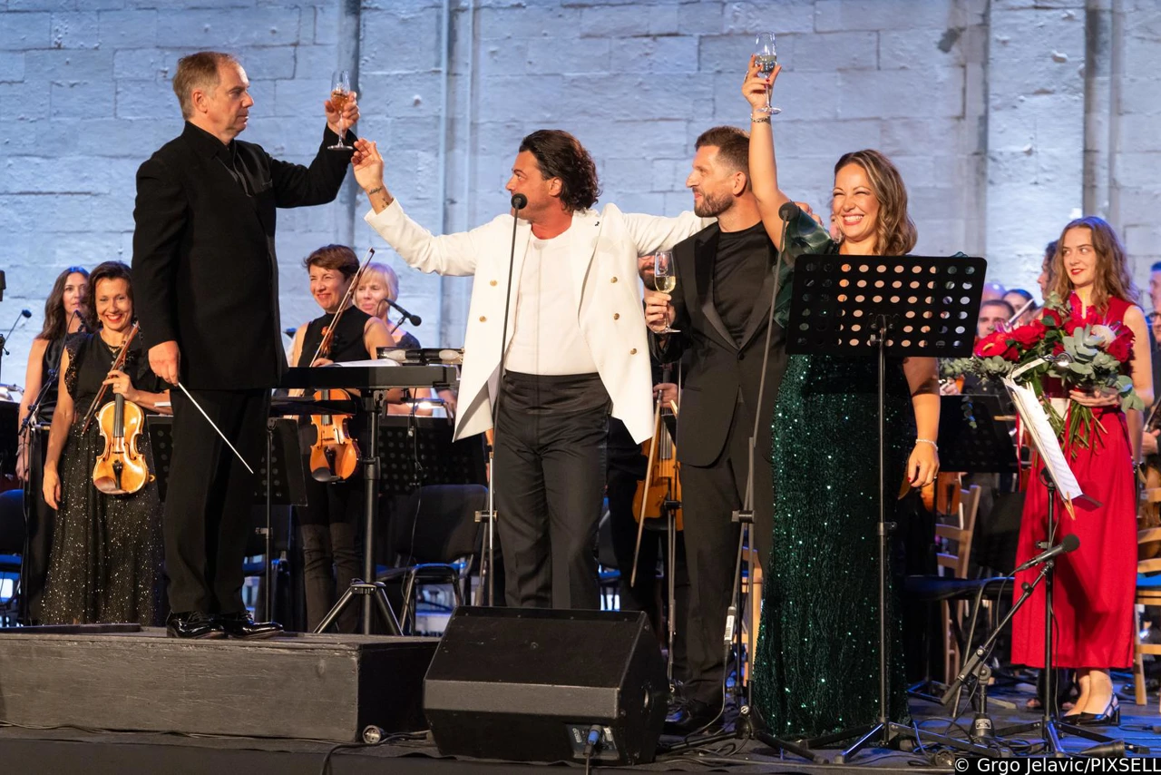 Sebastian Lang-Lessing, Vittorio Grigolo, Marko Mimica, Nino Machaidze, Foto: Grgo Jelavić/Pixsell
