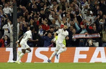Benzema nakon postignutog gola Chelseaju, Foto: Albert Gea/REUTERS
