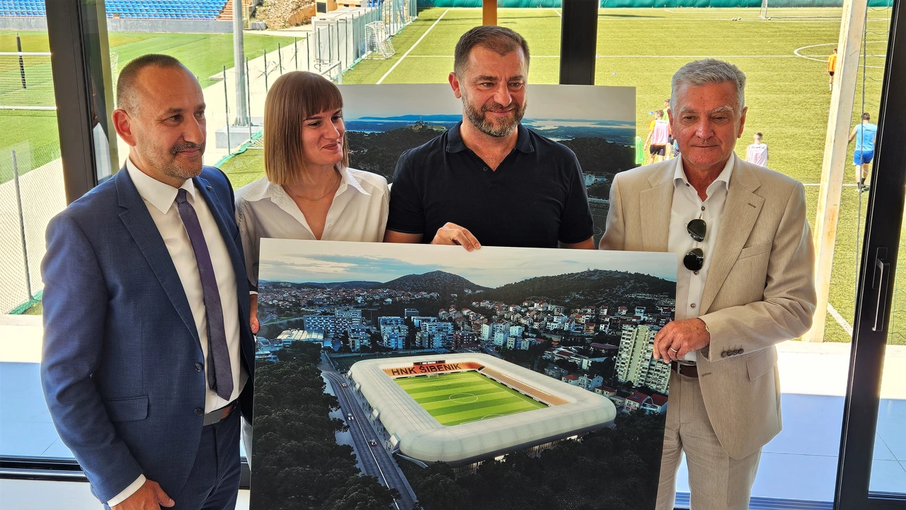 Predstavljanje projekta novog stadiona na šibenskom Šubićevcu