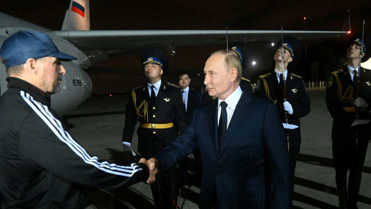 Vadim Krasikov i Vladimir Putin