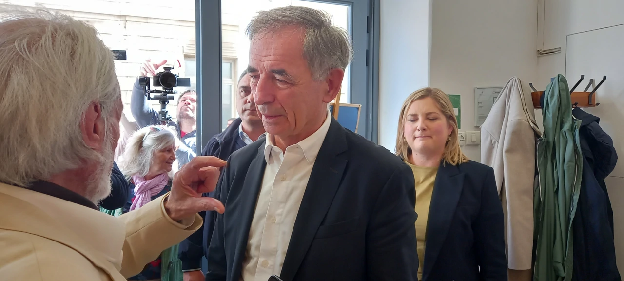 domačin Gerard DeNegri i Milorad Pupovac 