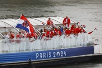 Hrvatska delegacija na svečanom otvaranju Igara u Parizu, Foto: Piroschka Van De Wouw/REUTERS