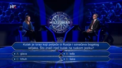 Daniela Andrašek, Foto: Tko želi biti milijunaš?/HRT