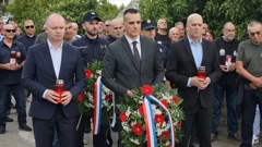Na komemoraciju je došao i ministar demografije i useljeništva Ivan Šipić, Foto: H. Gunjača/HRT