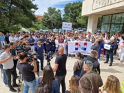 Prosvjed pred bolnicom u Dubrovniku, Foto: Ivana Brailo Drnas/HRT