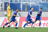 Slavlje igrača Rudeša, Foto: Goran Mehkek/CROPIX