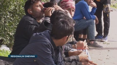 Migranti na riječkom kolodvoru
