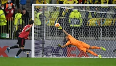Villarreal - Manchester United, izvođenje kaznenih udaraca, Foto: Adam Warzawa/Pool via REUTERS