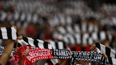 Navijači na utakmici Eintracht - Aberdeen