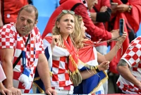 Hrvatski navijači na tribinama, Foto: Ante Cizmic   /CROPIX