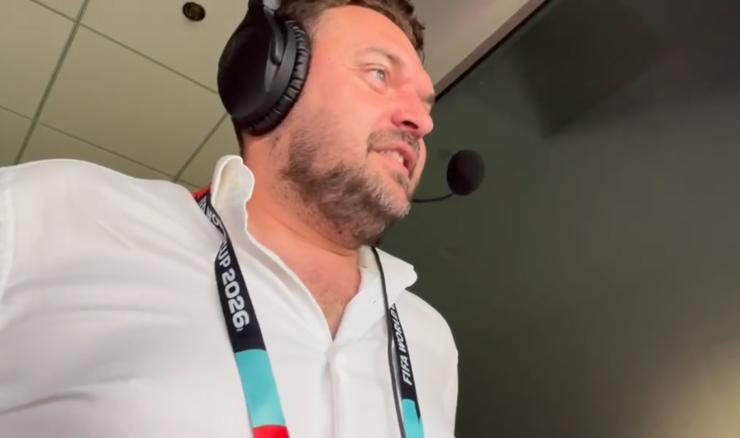 Reakcija Luke Petrinca na golove Hrvatske protiv Gane