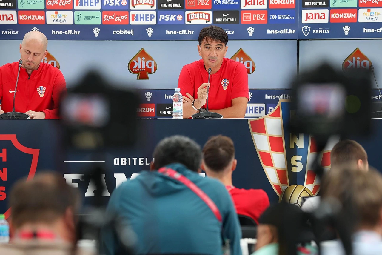 Konferencija za medije izbornika Zlatka Dalića