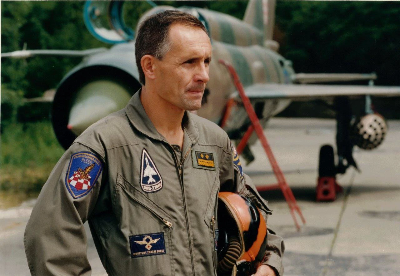 Danijel Borović kao vojni pilot, Foto: -/Arhiva obitelji Borović