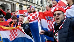 Hrvatski navijači u Cardiffu
