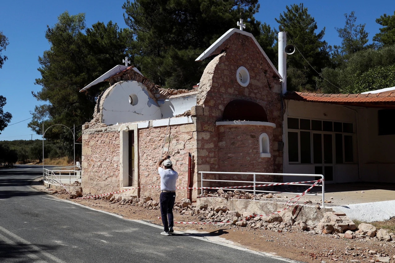 Potres magnitude 6.3 pogodio Kretu, Foto: Stefanos Rapanis/REUTERS