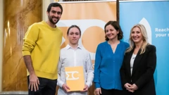 Marin Čilić, Roko Bengeri, Roberta Čirjak i Dubravka Jusić 