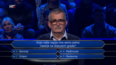 Šime Rosandić, Foto: Tko želi biti milijunaš?/HRT