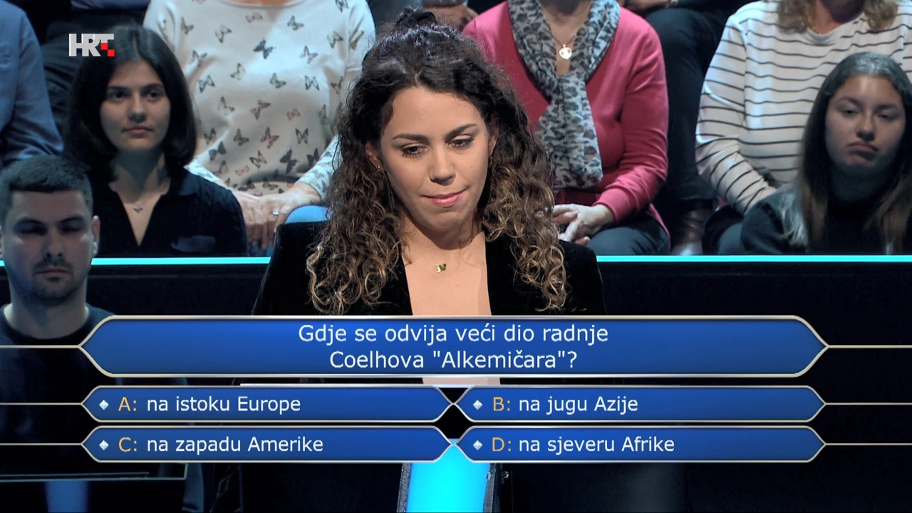 Karla Tomljanović, Foto: Tko želi biti milijunaš?/HRT