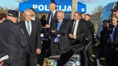 Davor Božinović  u obilasku Postaje granične policije Cetingrad