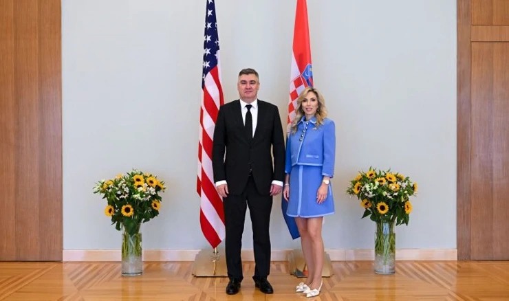 Nicole McGraw i Zoran Milanović