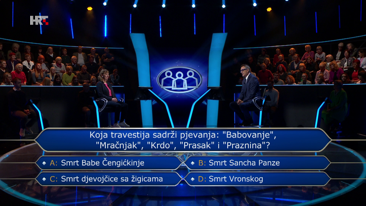 Biserka Haramina, Foto: Tko želi biti milijunaš?/HRT