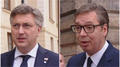Andrej Plenković i Aleksandar Vučić
