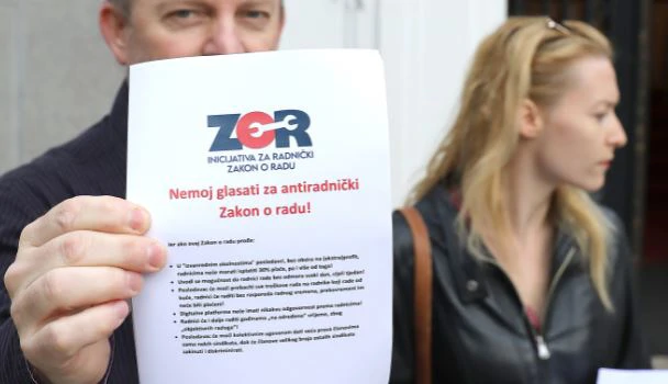 Inicijativa za radnički ZOR protiv prijedloga Zakona o radu Vlade RH