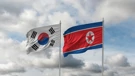 Južna i Sjeverna Koreja, zastave