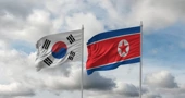 Južna i Sjeverna Koreja, zastave