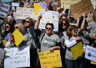 Prosvjed u Zagrebu, Foto:  Josip Regovic /Pixsell