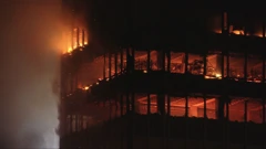 Zgrada Vjesnika u plamenu