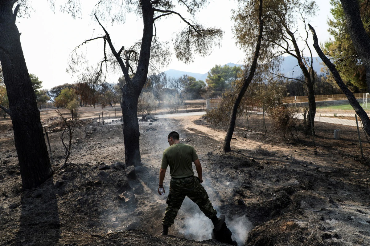 Posljedice požara u Grčkoj, Foto: Louiza Vradi/Reuters