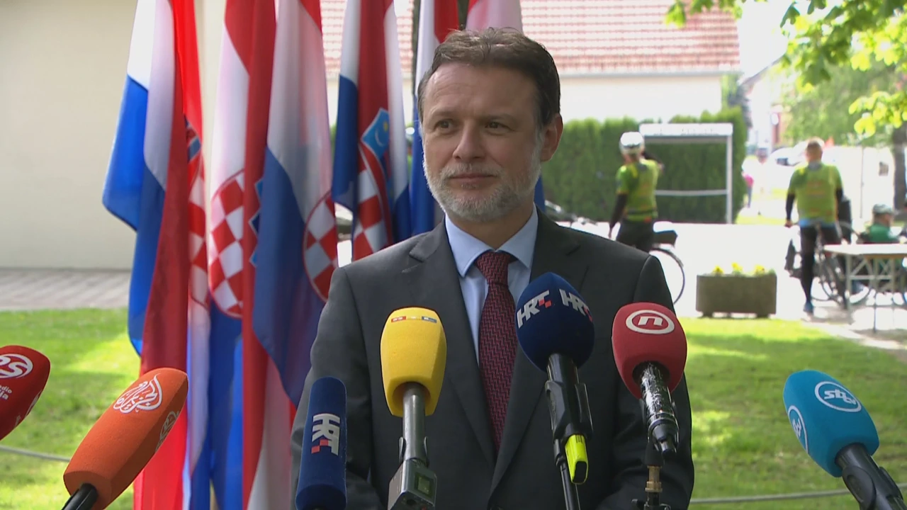 Jandroković s izaslanstvom Sabora položio vijenac, Foto: HTV/HRT