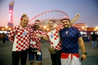 Hrvatski navijači uoči Maroka, Foto: Ibraheem Al Omari/REUTERS