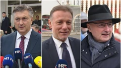 Plenković, Jandroković i Grlić Radman
