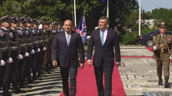 Bulgarian President Radev on an official visit to Croatia 