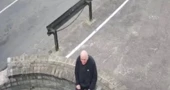 Mikola Statkevič na ničijoj zemlji kod granice Litve