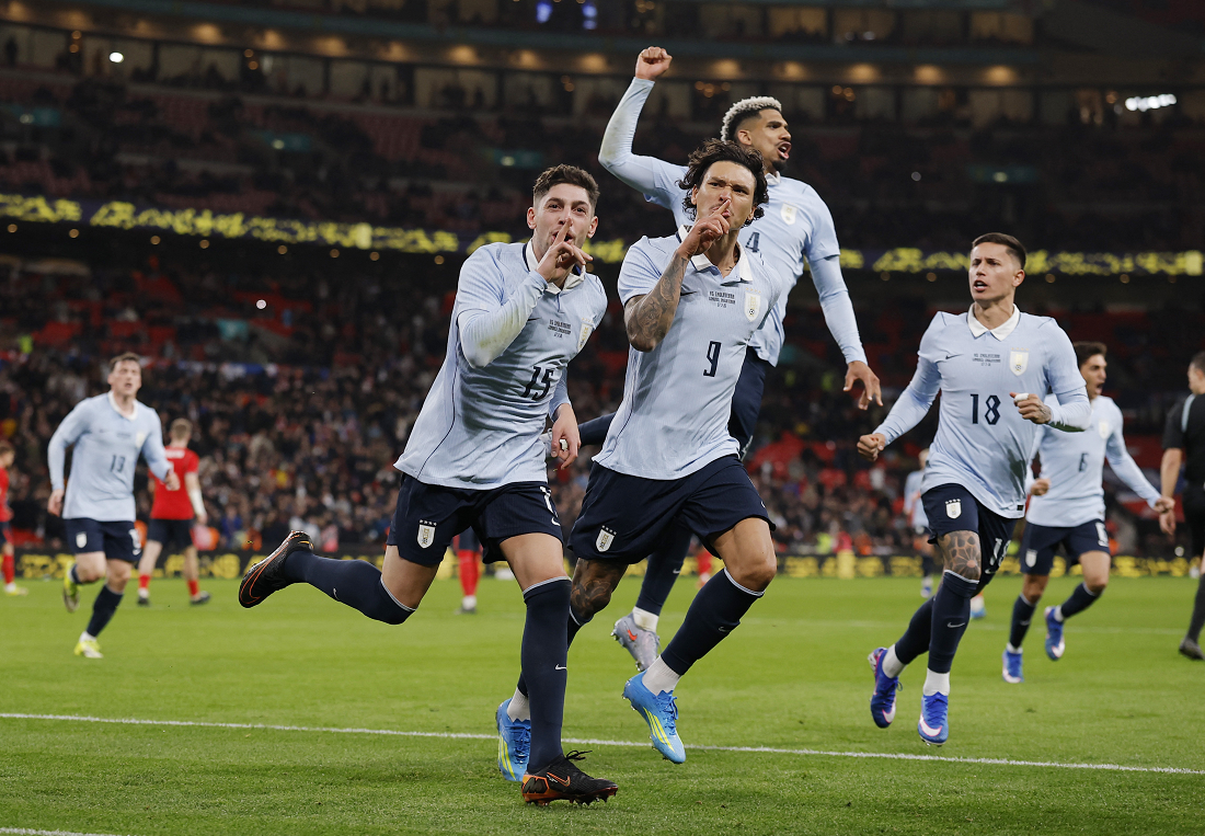 Urugvaj u sudačkoj nadoknadi zabio za remi protiv Engleske