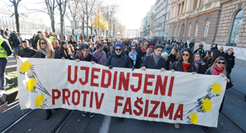 Prosvjedni marš u Zagrebu 