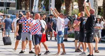 Navijači u Splitu uoči derbija