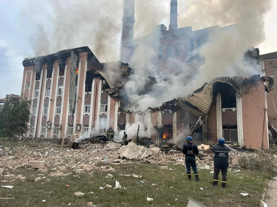 Pogođena termoelektrana u Slovjansku